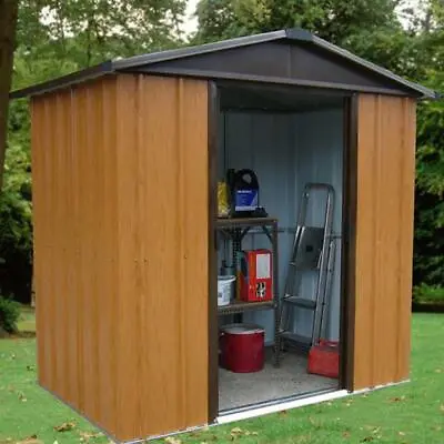 Garden Shed 6 X 5ft Yardmaster Woodview Premium Apex Metal Shed • £317.14