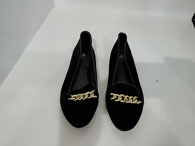 H&M Womens Black Loafers Size 37/6.5 M • $20.70