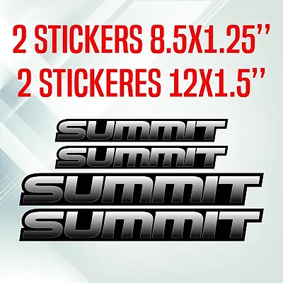 $13.09 • Buy 4 Brp Ski-doo Summit Team X Sticker Decal Emblem Skidoo Stickers Decals