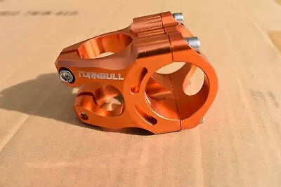 Turnbull Components 2023 MTB Stem 31.8 Mm 35 Mm 0° Orange New Take Off • $49