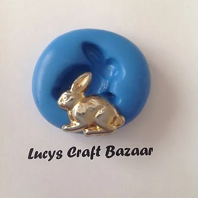 £2.45 • Buy Silicone Mould Rabbit Bunny Easter Spring Sugarcraft Jewellery Fondant Sculpey