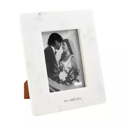 Mudpie - 5 X 7 Mr. Mrs. Marble Frame - 46900637 • $43