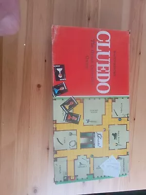 Vintage Waddingtons Cluedo The Great Detective Board Game 1965 (spares) • £3