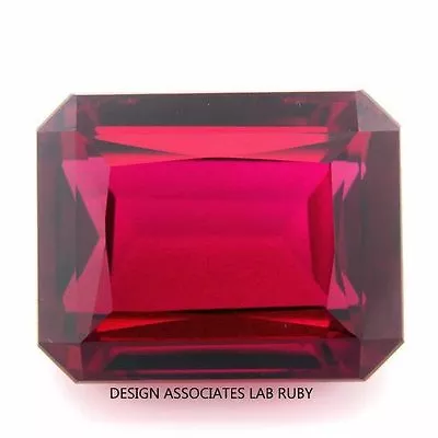 6x4 Mm Emerald Cut Man Made Ruby  Aaa Grade • $1.09