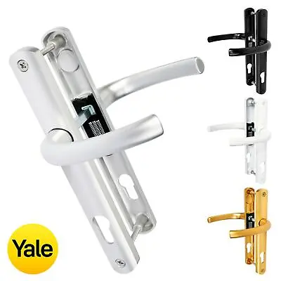 Yale Superior UPVC Door Handle Set 92mm Lever Pair 215mm Fixings 245mm Backplate • £24.47