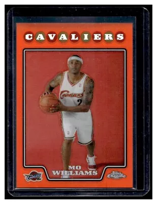 2008 Topps Chrome Mo Williams Orange Refractor /499 #112 Cavaliers • $1.99