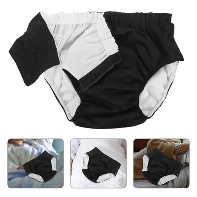 Elderly Diaper Adult Diaper Reusable Nappy Leakproof Urinal Pant Nappy For Home • £17.48