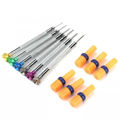 6Pcs Precision Steel Screwdriver+Blade Watchmaker Repair Tool For Watch Jewelry • $22.77