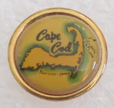 Cape Cod Massachusetts Map Tourist Travel Souvenir Collector Pin • $12.99