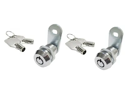 $13.98 • Buy LOT OF 2  3/8  Tubular Cam Lock Replacement 1 Key Pull 90 Degree Turn Toolbox KA