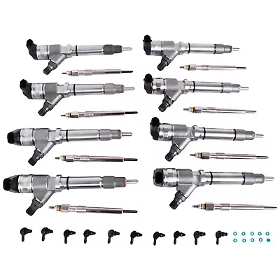 8pcs Fuel Injectors Fits 2004.5-05 GM Chevrolet 6.6L Duramax LLY 0986435504 USA • $985