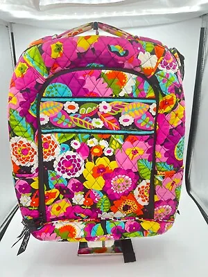 $34.95 • Buy RARE Vera Bradley Campus Tech/Laptop Backpack--Va Va Bloom? Jazzy Bloom? Floral