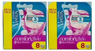 Gillette Venus Comfortglide Spa Breeze Razor Blade Cartridges 16 Count - MEGA • $33.25