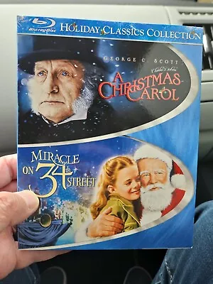 Holiday Classics Collection:  A Christmas Carol/Miracle On 34th St. Blu-ray 2 Pk • $14.99