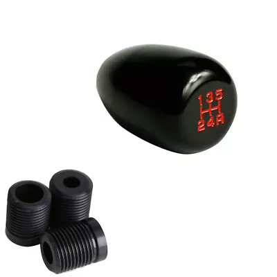 5 Speed Shift Knob Stick Manual Gear Shifter Lever With Adapter For Car SUV Trim • $14.84