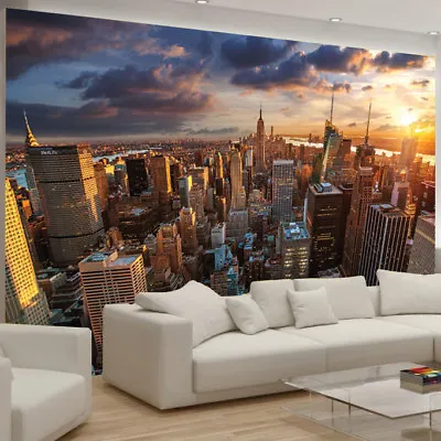 New York City Building Skyline Manhattan Photo Wallpaper Mural Bedroom Deco • £69.99