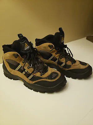 Adidas Hiking Boots Men 10.5 Brown YY II 606 VINTAGE 90s Shoes Trekking EUC • $68.88