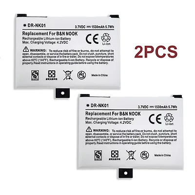 2Pcs Battery For Barnes & Noble BNRV100 BNRB454261 NOOK Classic First Edition • $25.49