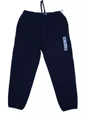 Old Navy Microfleece Loose Taper Sweatpants Lounge In The Navy Blue Mens M • $10