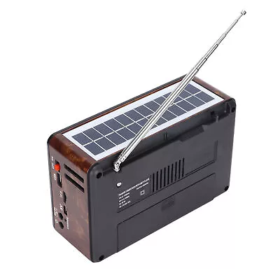 Emergency Weather Radio Battery Operated Solar Multiband Radio With Flashlig AUS • £36.62