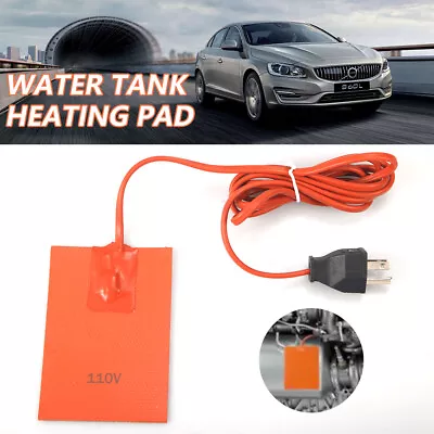 9x13cm Car Engine Oil Pan Heater Pad Tank Heater Silicone Heating Pad Orange New • $14.35