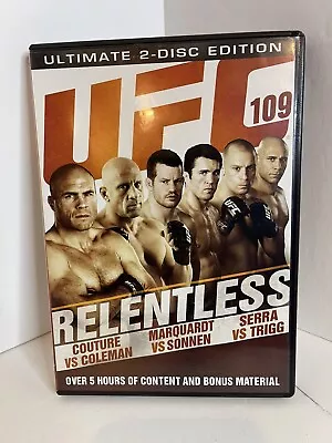 UFC 109: Relentless DVD W/ Insert (2-Disc Set MMA 2010) • $8.99