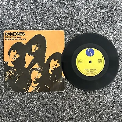 THE RAMONES Baby I Love You Vinyl Record Single 7” Sire 1980 Punk Rock • £9.95