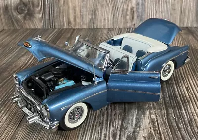 Danbury Mint 1953 Buick Skylark Convertible 1:24 Blue Diecast *Missing Mirror • $30.92