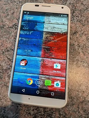 Motorola MOTO X - 16GB - White (Unlocked) Smartphone - Includes Box • $25