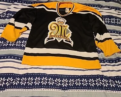 Vintage 90s Men's Memphis River Kings Hockey Jersey  Sz L New Without Tags • $77.99