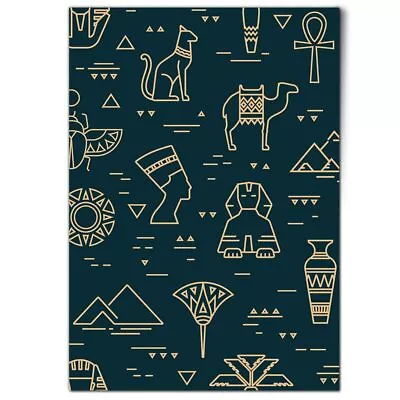 A1 - Egyptian Hieroglyphs Egypt Ancient Poster 59.4x84.1cm180gsm Print #24191 • £10.99