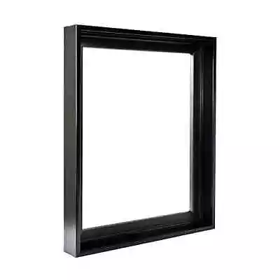 $34.99 • Buy Black Floater Picture Frame  1 3/8  Deep, For 3/4  Canvas, (different Sizes) 