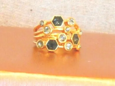 $10.80 • Buy Stella & Dot Stackable Gem Ring - Size 6 - Gently Pre-loved!