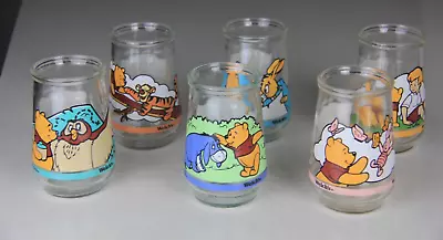 Winnie The Pooh's Grand Adventure 1997 Welch's Glass Jelly Jars Complete Set 6 • $39.99