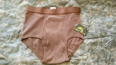 ~bvd Mens Briefs~military Issue Size 32 Three (3) Pack~army Brown Color~new~  • $12