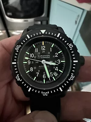 NEW! Marathon Anthracite GSAR WW194006BK US Government Military Dive Watch • $499.99