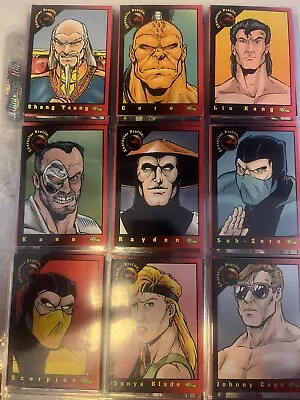 1994 Mortal Kombat Classic Trading Cards W/ Inserts *read Description* • $70