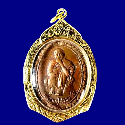 Phra LP Suang Thai Buddha Amulet Talisman Pendant Year 2000 Powerful Wealth Luck • $38.50