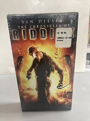 Chronicles Of Riddick (VHS 2004) Vin Diesel Sealed NIP Watermarks • $18.98