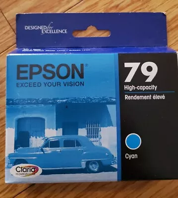 Epson 79 Cyan High-Capacity Ink Cartridge Claria Ink • $14