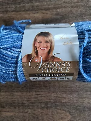 LION BRAND VANNA’S CHOICE Denim Mist  • $3.50