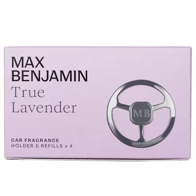 Max Benjamin Car Fragrance Gift Set - True Lavender 4pcs Home Scent • $30.93