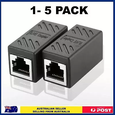 $3.69 • Buy RJ45 Ethernet Cable Joiner Extender Coupler Cable Female Adapter LAN Cat6 Cat7