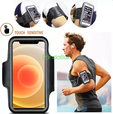 Waterproof Running Arm Band Phone Holder Touchscreen For IPhone 14 13 12 11 XR 8 • £4.59