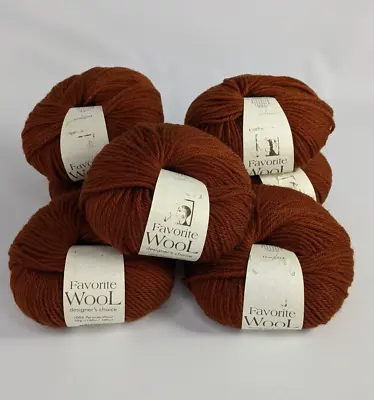 Elsebeth Lavold Favorite Wool Yarn CINNAMON #028 Lot #02786 NEW 7 Balls • $32.95