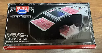 Bicycle Automatic Battery Operated Card Shuffler 1 Or 2 Decks - New In Box # 116 • $28.99