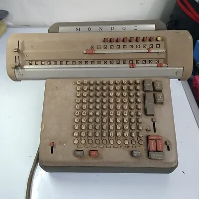 Antique Monroe Adding Calculating Machine Calculator Electric 4N-4-212 Vintage • $94.99