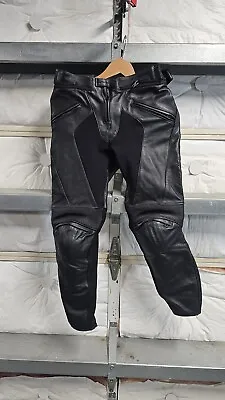 Dainese Women Leather Motorcycle Pants Protective Gear Italian Size 42 • $100