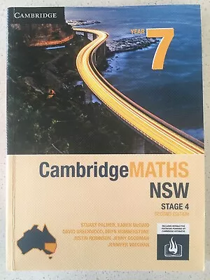 Cambridge Maths Stage 4 NSW Year 7 With Access Code Second Edition • $59