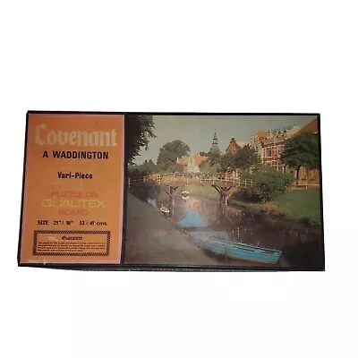 Waddington 500 Vari-Piece Deluxe Puzzle On Qualitex Board Of Covenant #521 • $7.95